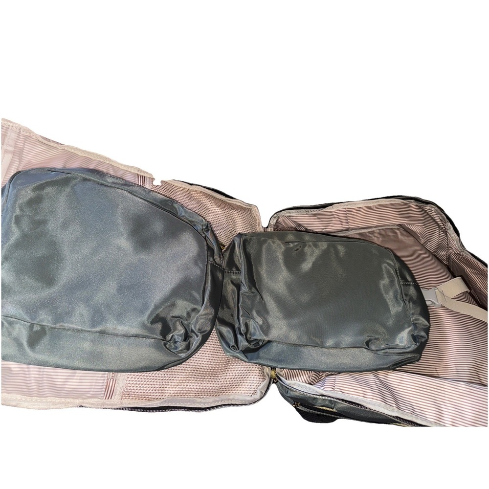 LoveVook Laptop Carryon Travel Backpack 40 L W/ 3 Packing Cubes 18 X 14 Gray NWT - Picture 13 of 16